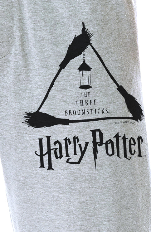Harry Potter Mens' Three Broomsticks Wizarding World Sleep Pajama Pants