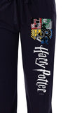 Harry Potter Women's Hogwarts House Crest Sleep Lounge Pajama Pants