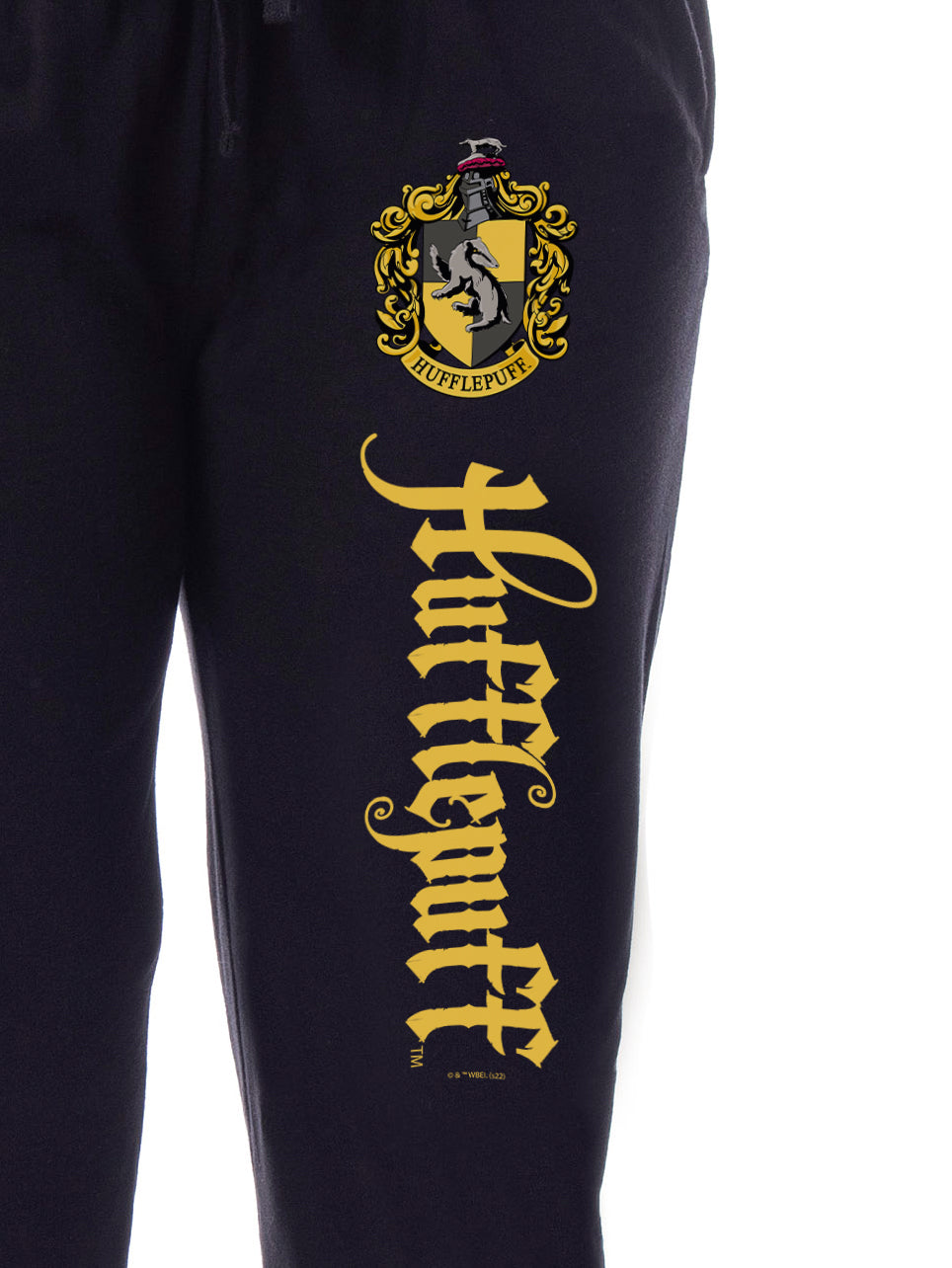 Harry Potter Womens' Hufflepuff House Crest Sleep Jogger Pajama Pants