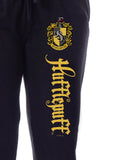 Harry Potter Womens' Hufflepuff House Crest Sleep Jogger Pajama Pants (Large)