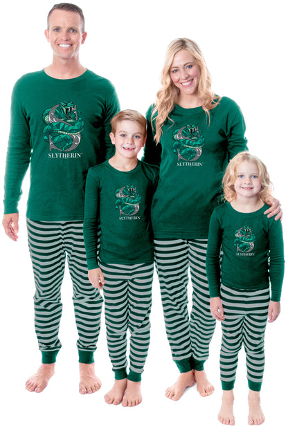Harry Potter Animals Wizarding World Gryffindor Hufflepuff Ravenclaw Slytherin Character Sleep Tight Fit Family Pajama Set