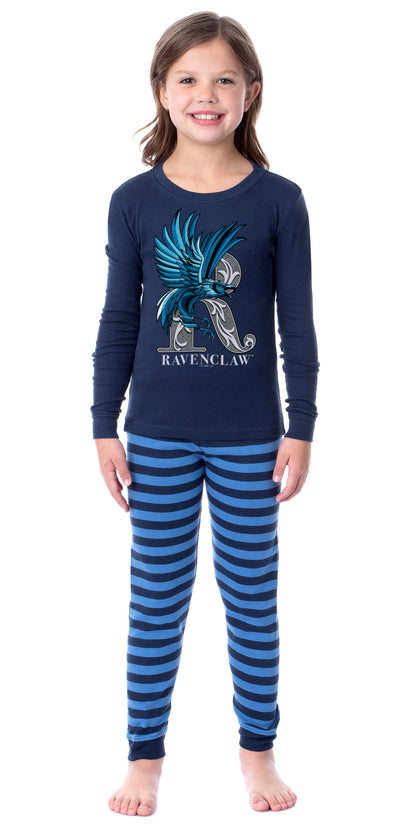 Harry Potter Animals Wizarding World Gryffindor Hufflepuff Ravenclaw Slytherin Character Sleep Tight Fit Family Pajama Set