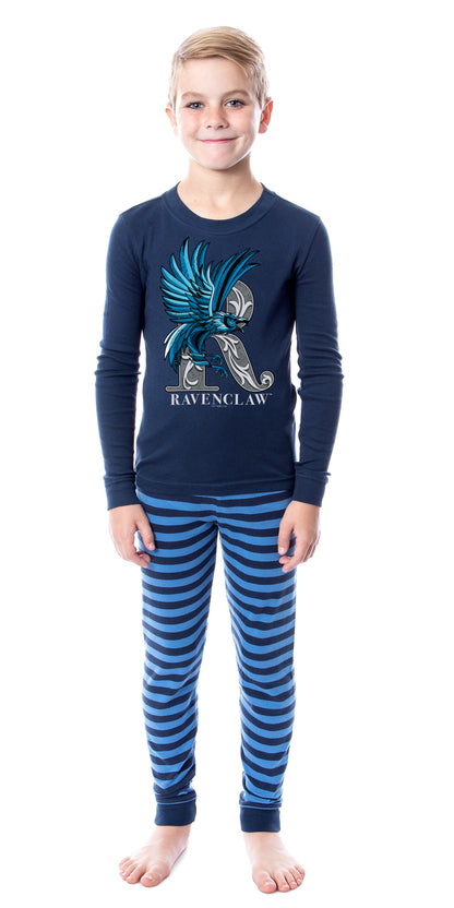 Harry Potter Animals Wizarding World Gryffindor Hufflepuff Ravenclaw Slytherin Character Sleep Tight Fit Family Pajama Set