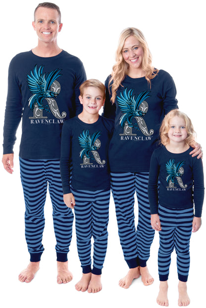 Harry Potter Animals Wizarding World Gryffindor Hufflepuff Ravenclaw Slytherin Character Sleep Tight Fit Family Pajama Set