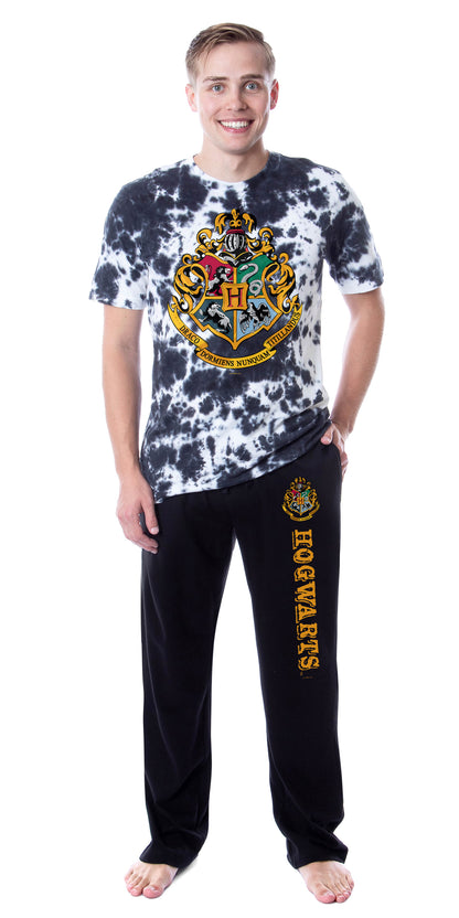 Harry Potter Mens' Hogwarts All Houses Wizarding World Sleep Pajama Set