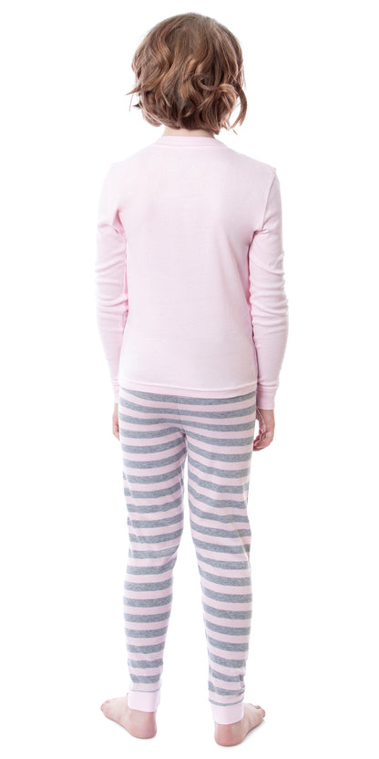 Looney Tunes Girls' Tweety Bird Love Is In The Air 2 Piece Tight Fit Youth Pajama Set