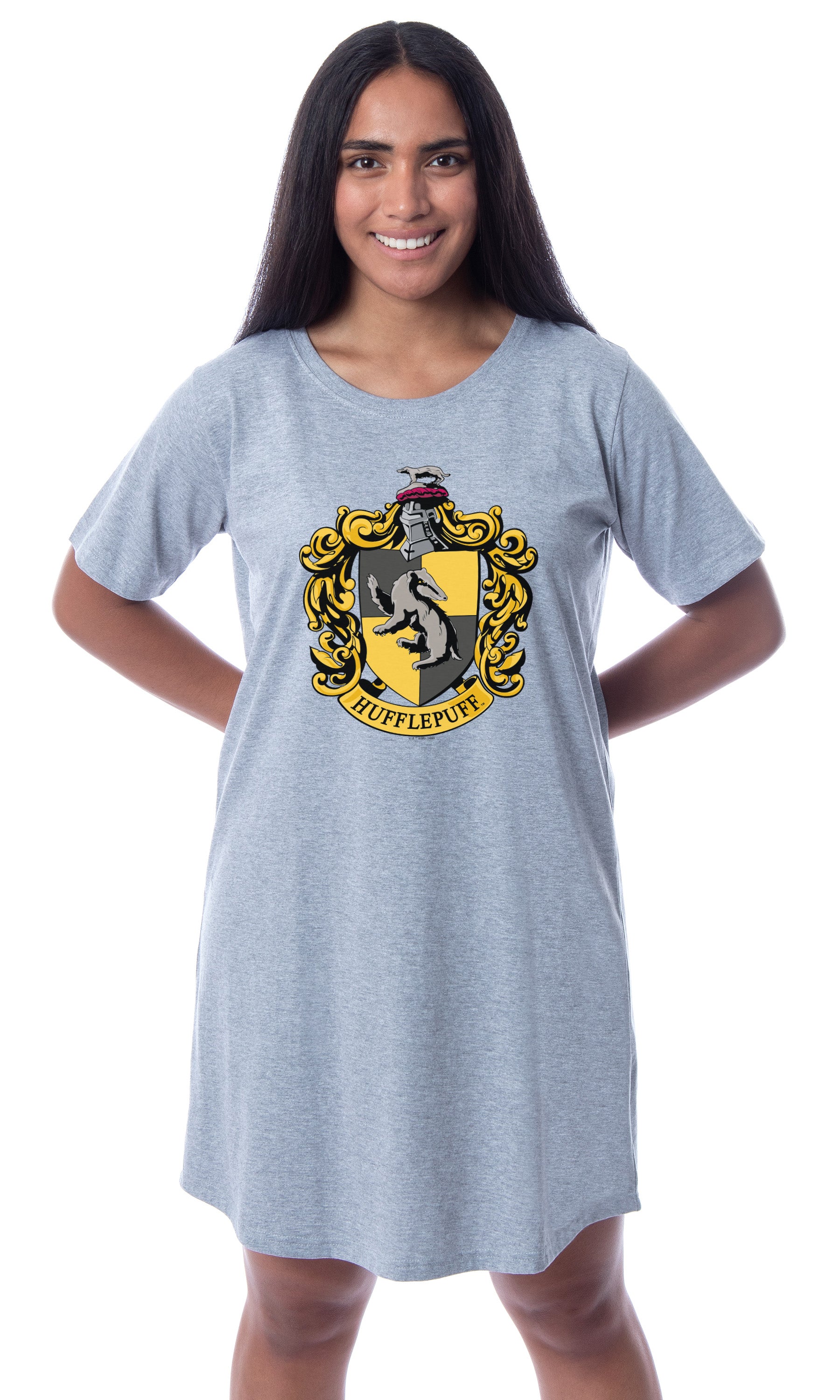 Harry Potter Womens' Hogwarts All Houses Nightgown Sleep Pajama