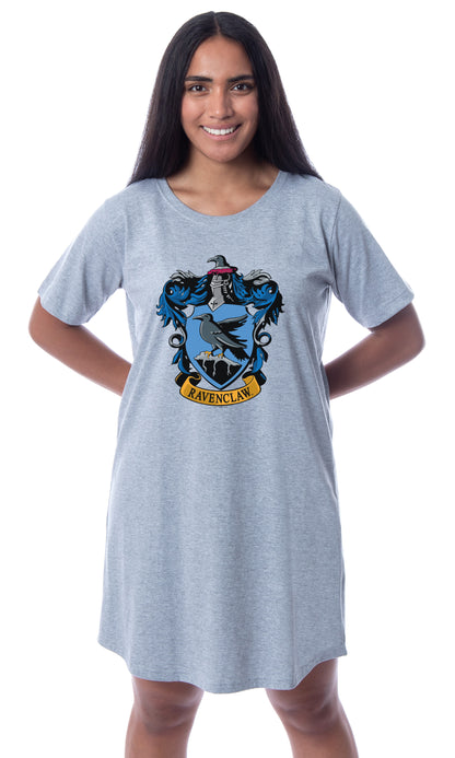 Harry Potter Womens' Hogwarts All Houses Nightgown Sleep Pajama