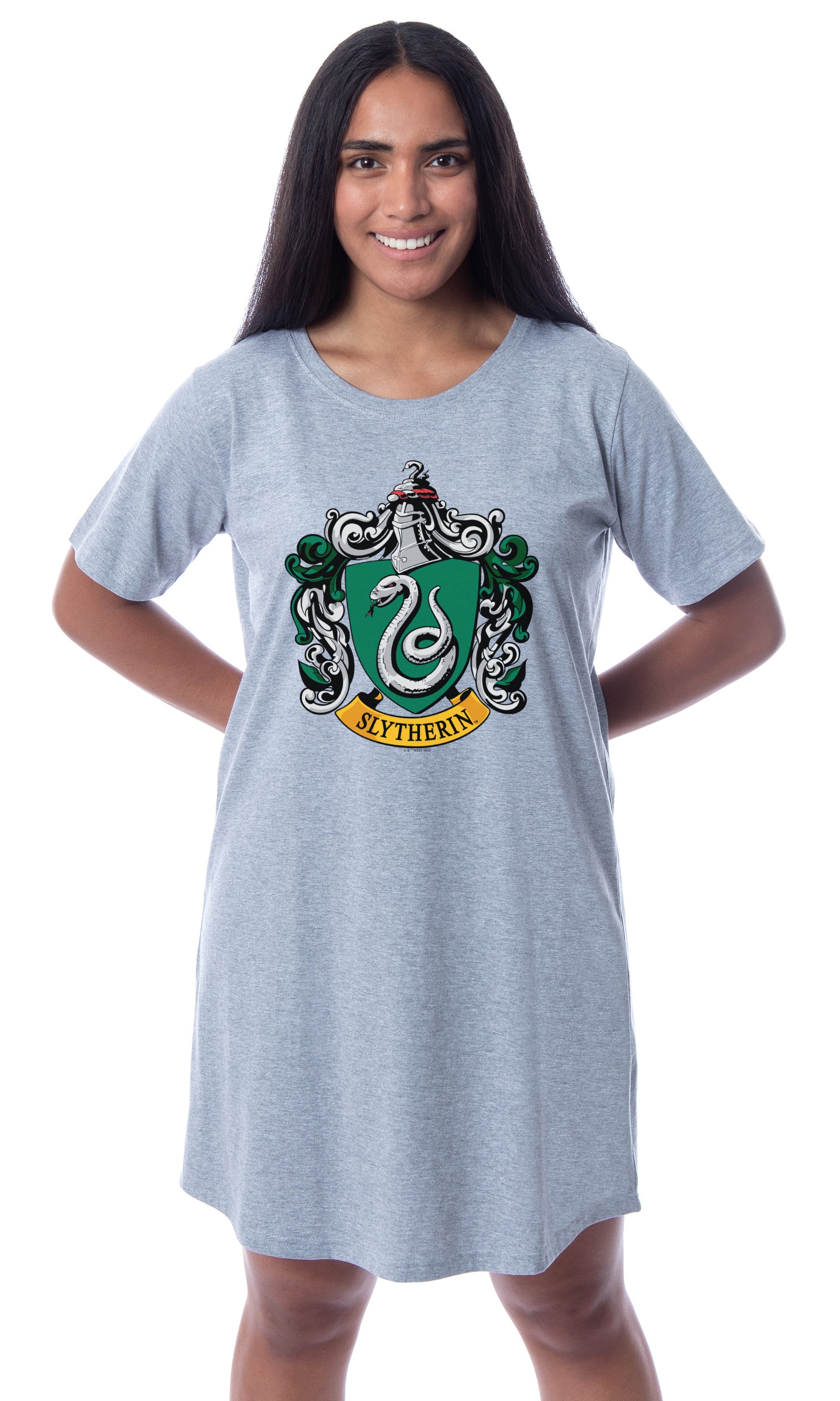 Harry Potter Womens' Hogwarts All Houses Nightgown Sleep Pajama