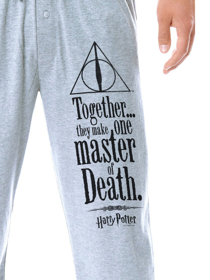 Harry Potter Mens' Wizarding World Deathly Hallows Sleep Pajama Pants