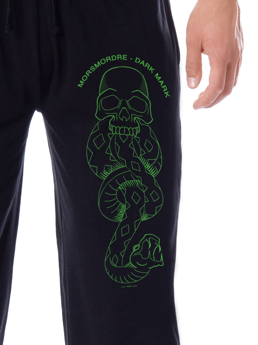 Harry Potter Mens' Death Eaters Dark Mark Sleep Jogger Pajama Pants