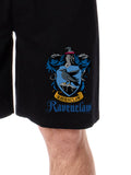 Harry Potter Mens' Hogwarts All Houses Sleep Pajama Shorts (Ravenclaw, Large)