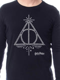 Harry Potter Wizarding World Deathly Hallows Adult Unisex Pajama Set