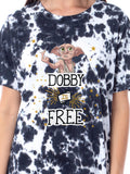 Harry Potter Womens' Dobby Is Free Character Nightgown Sleep Pajama Shirt