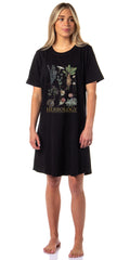 Harry Potter Wizarding World Women's Hogwarts Herbology Nightgown Pajama Shirt Dress (X-Large)