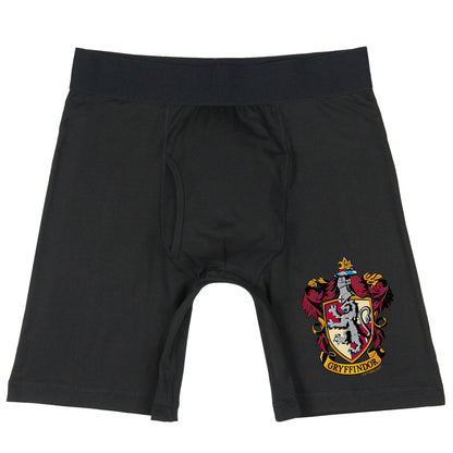 Harry Potter Men's Hogwarts House Crest Underwear Boxer Briefs