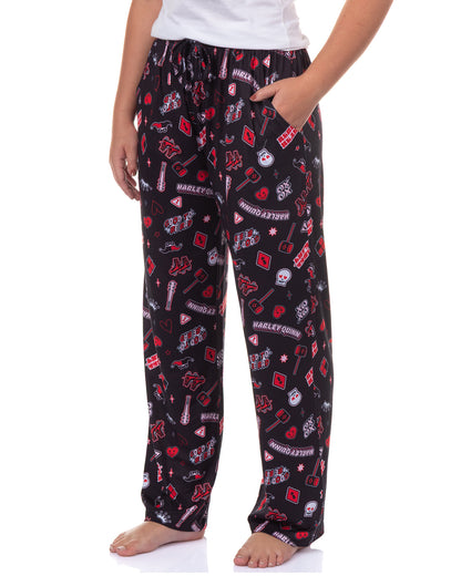 DC Comics Batman Harley Quinn Women's Good To Be Bad Lounge Sleep Pants