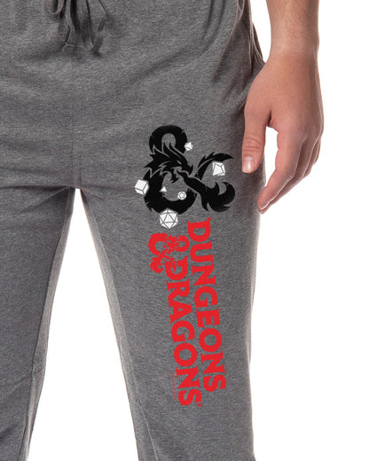 Dungeons & Dragons Pajamas D&D Logo Men's Jogger Pajama Pants