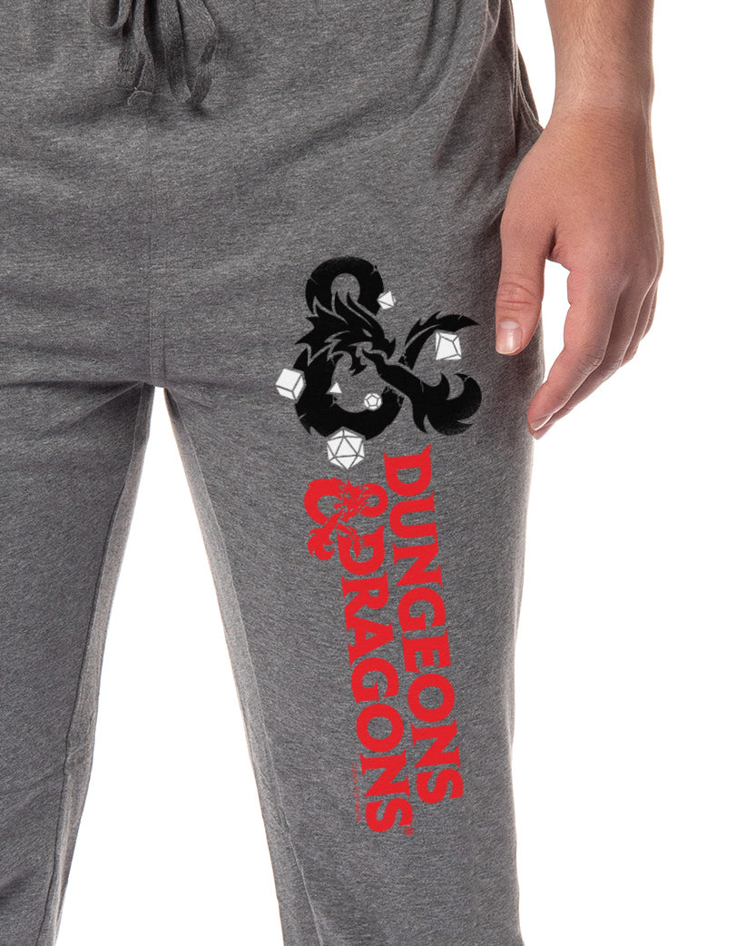 Dungeons & Dragons Pajamas D&D Logo Men's Jogger Pajama Pants
