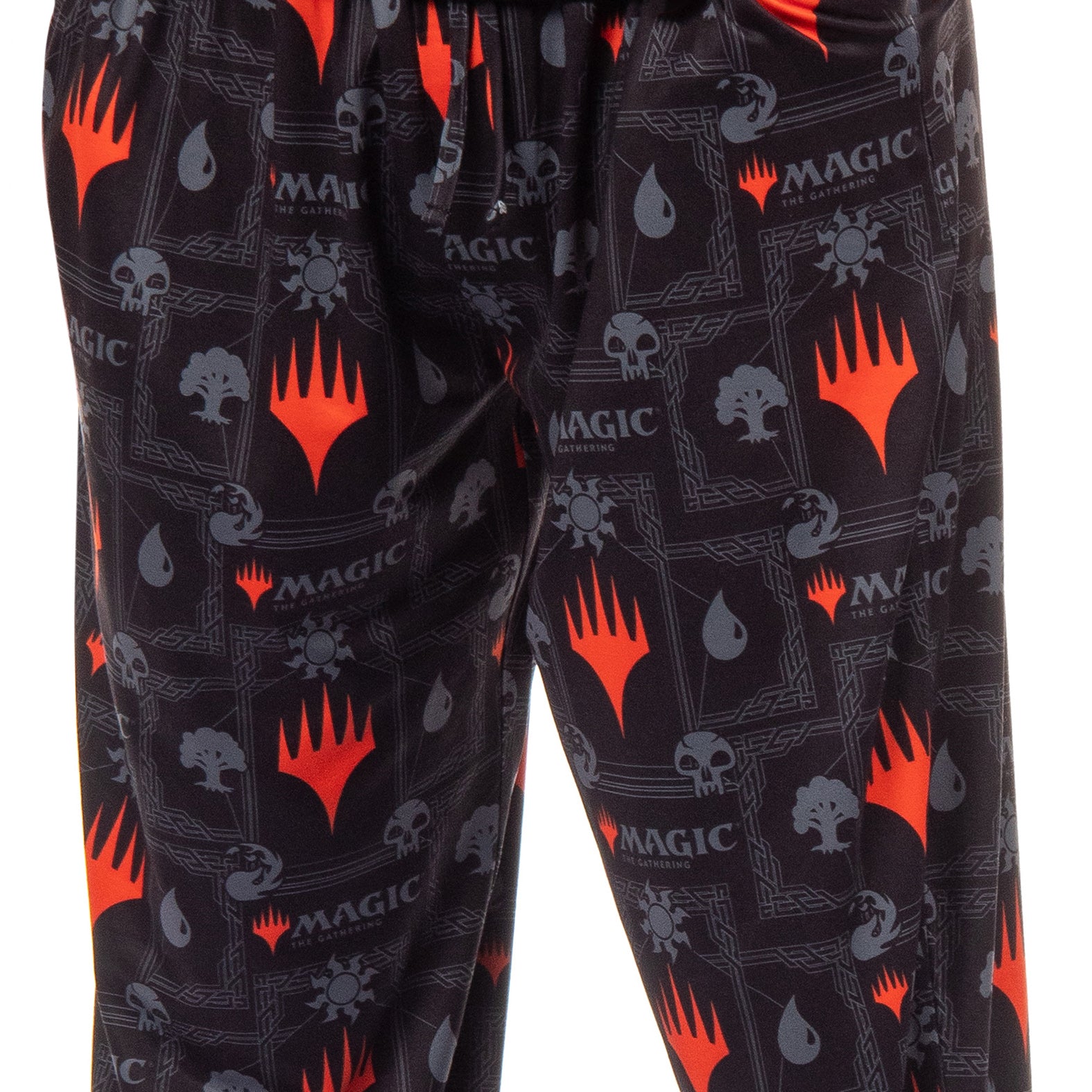 Magic The Gathering Men's Pajama Lounge Pants Allover Planeswalker Design