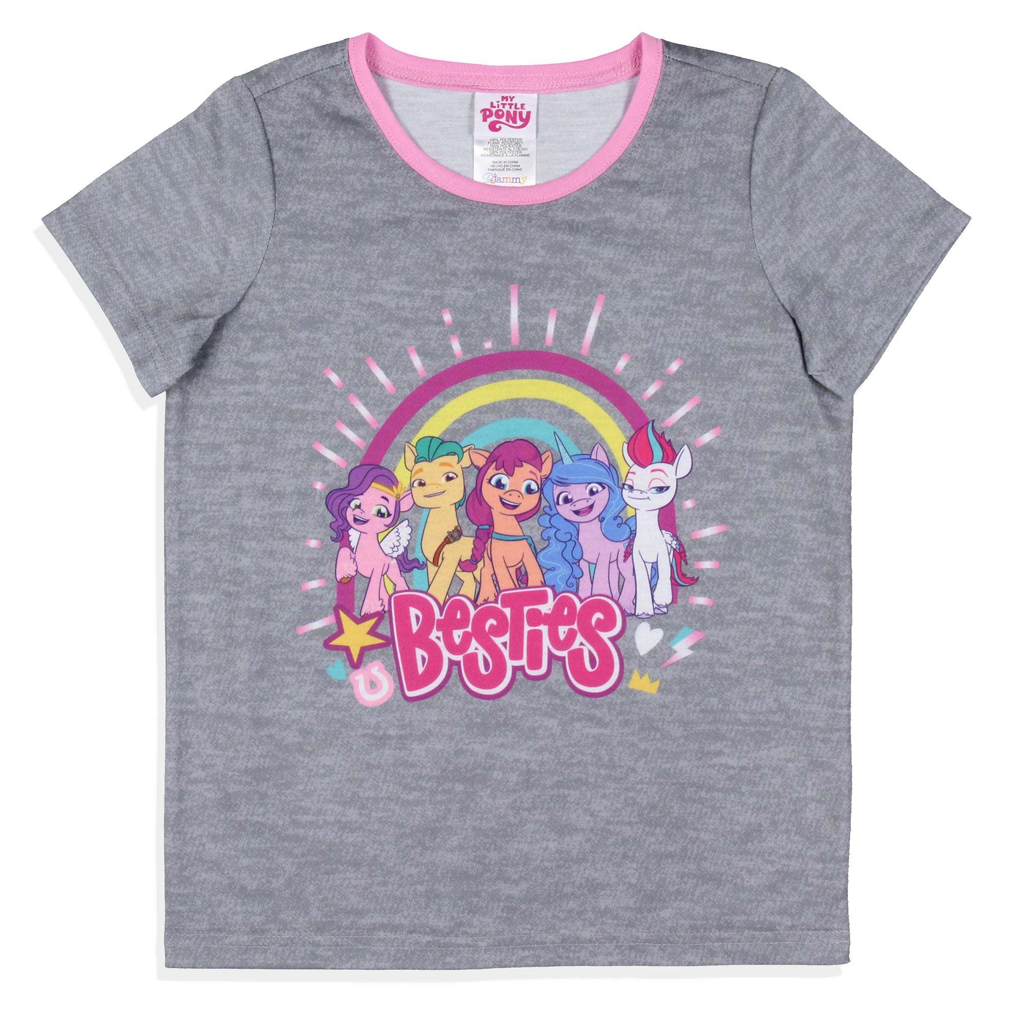 My Little Pony: A New Generation Girls' Sunny Starscout Friends Pajama Set