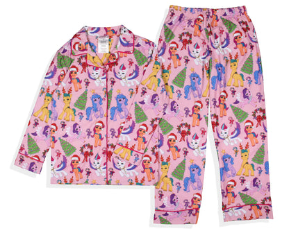 My Little Pony: A New Generation Christmas Girls' Sunny Starscout Sleep Pajama Set