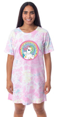 Classic My Little Pony Womens' Vintage Nightgown Sleep Pajama Shirt For Adults