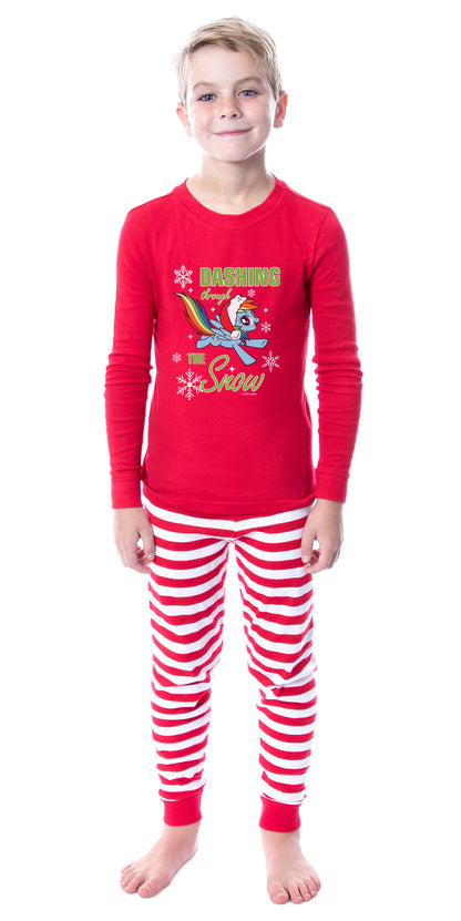 My Little Pony Christmas Rainbow Dash 2 Piece Long Sleeve Pajama Set