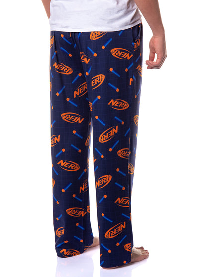 Nerf Men's Pajamas Nerf Logo and Darts Print Sleep Pants PJ Bottoms