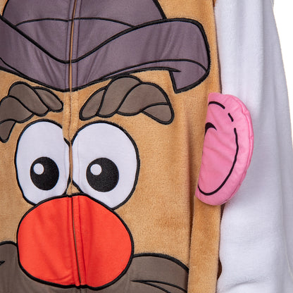 Mr. Potato Head Union Suit Mens' Fleece 1PC Pajama Footless Sleeper