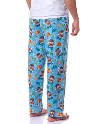 Mr. Potato Head Men's Dress Up Tossed Print Sleep Pajama Pants
