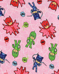 PJ Masks Toddler Girls' Gekko Catboy Owlette Title Logo Sleep Pajama Set