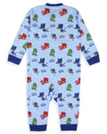 PJ Masks Toddler Boys' Gekko Catboy Owlette Hero Footless Sleeper Pajama