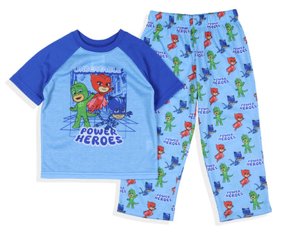 PJ Masks Toddler Boys' Gekko Catboy Owlette Power Heroes Pajama Set