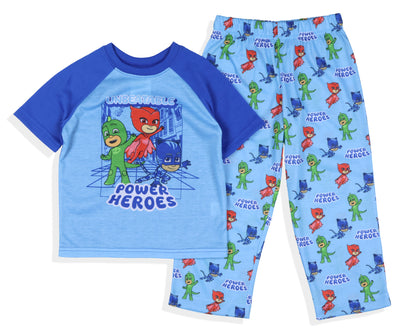 PJ Masks Toddler Boys' Gekko Catboy Owlette Power Heroes Pajama Set