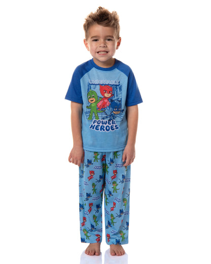 PJ Masks Toddler Boys' Gekko Catboy Owlette Power Heroes Pajama Set