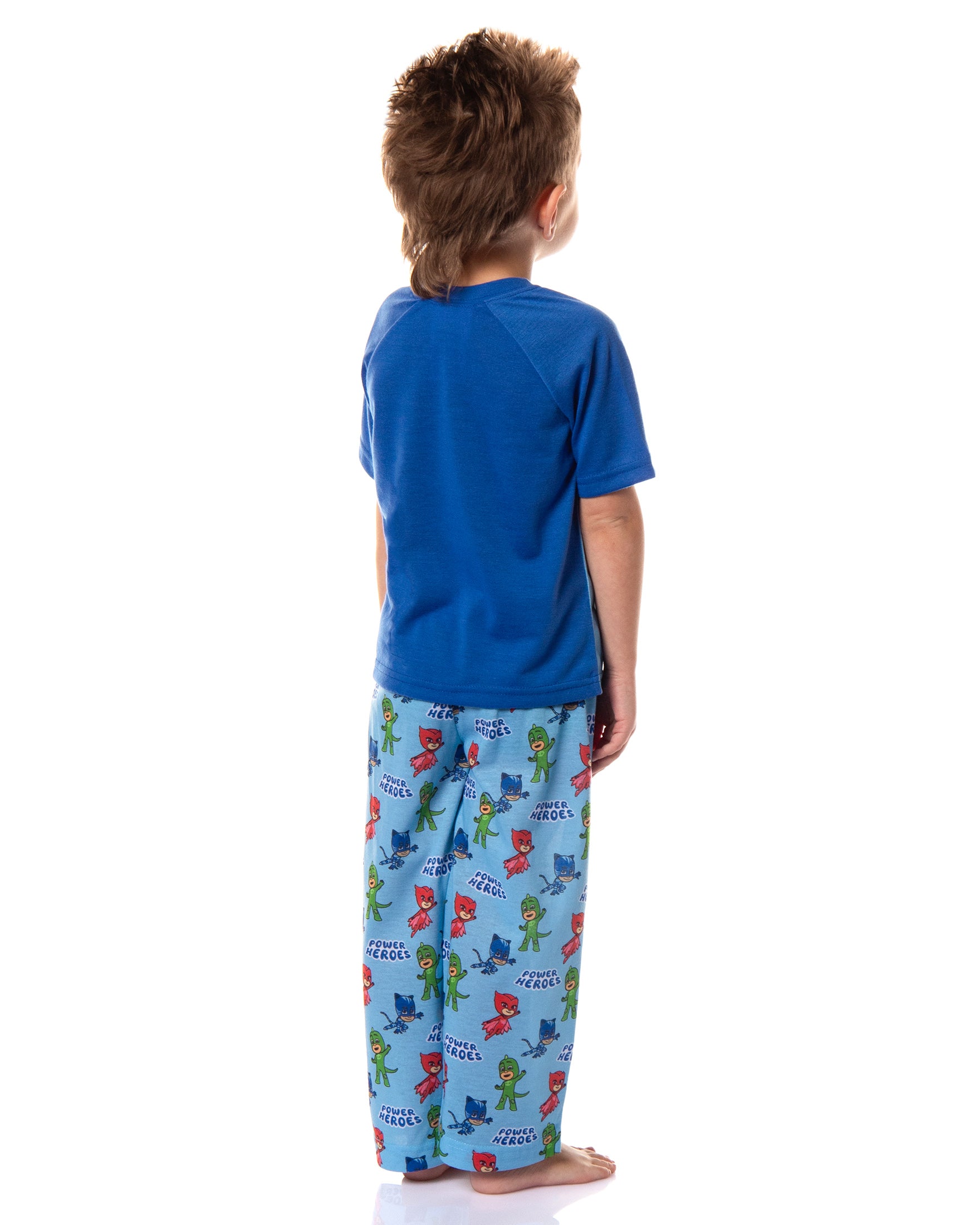 PJ Masks Toddler Boys' Gekko Catboy Owlette Power Heroes Pajama Set