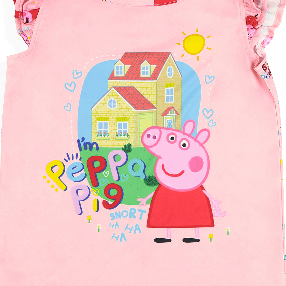 Peppa Pig Toddler Girls' I'm Peppa Pig Snort Sleep Pajama Set