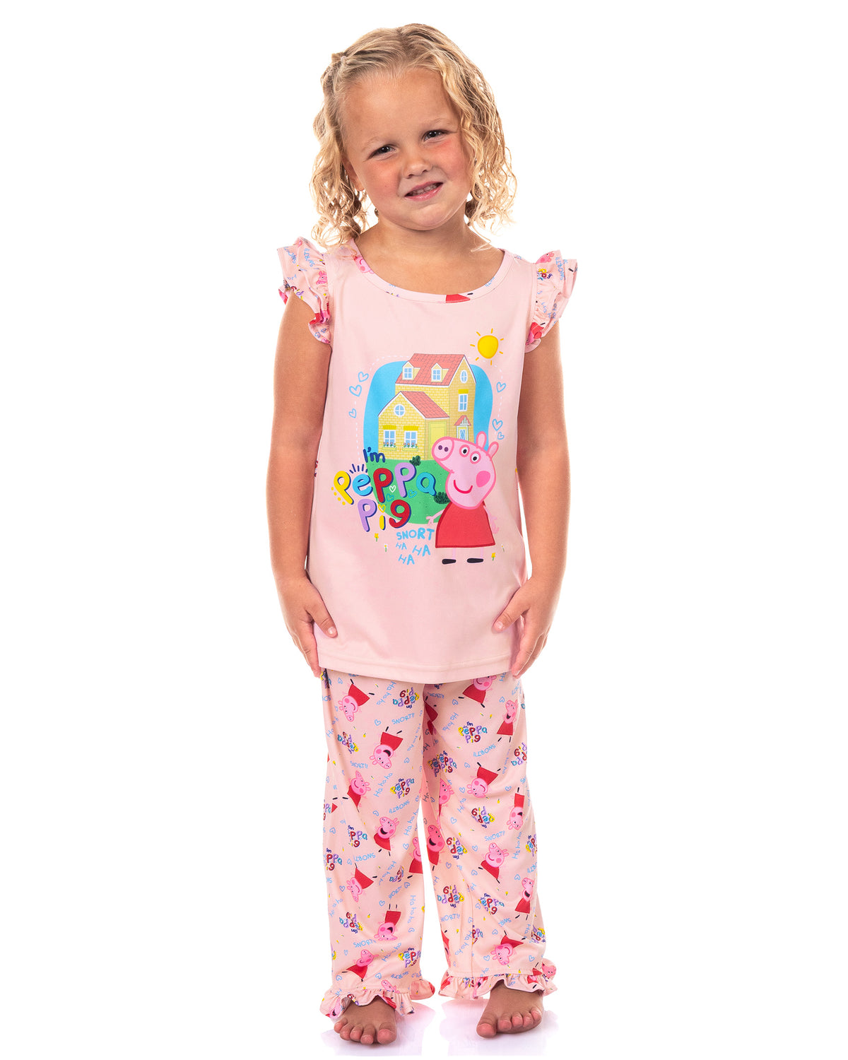 Peppa Pig Toddler Girls' I'm Peppa Pig Snort Sleep Pajama Set