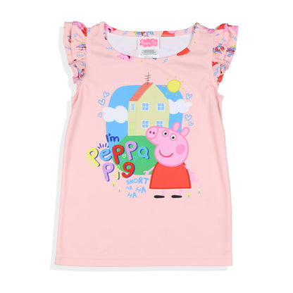 Peppa Pig Toddler Girls' I'm Peppa Pig Snort Sleep Pajama Set