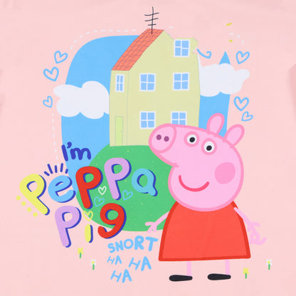 Peppa Pig Toddler Girls' I'm Peppa Pig Snort Sleep Pajama Set