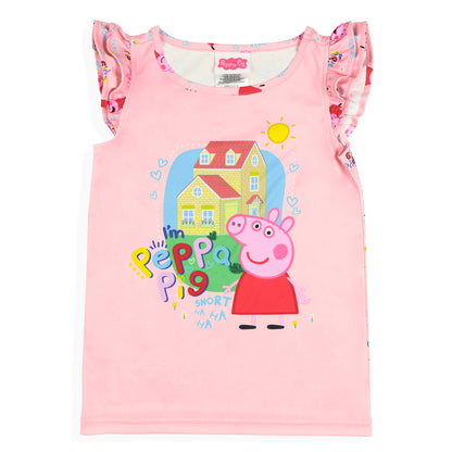 Peppa Pig Toddler Girls' I'm Peppa Pig Snort Sleep Pajama Set