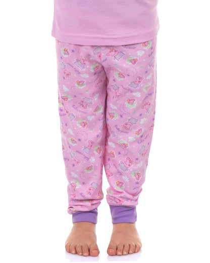 Peppa Pig Pajamas  Girls Sweet Dreams Shirt and Pant Tight Fit Set