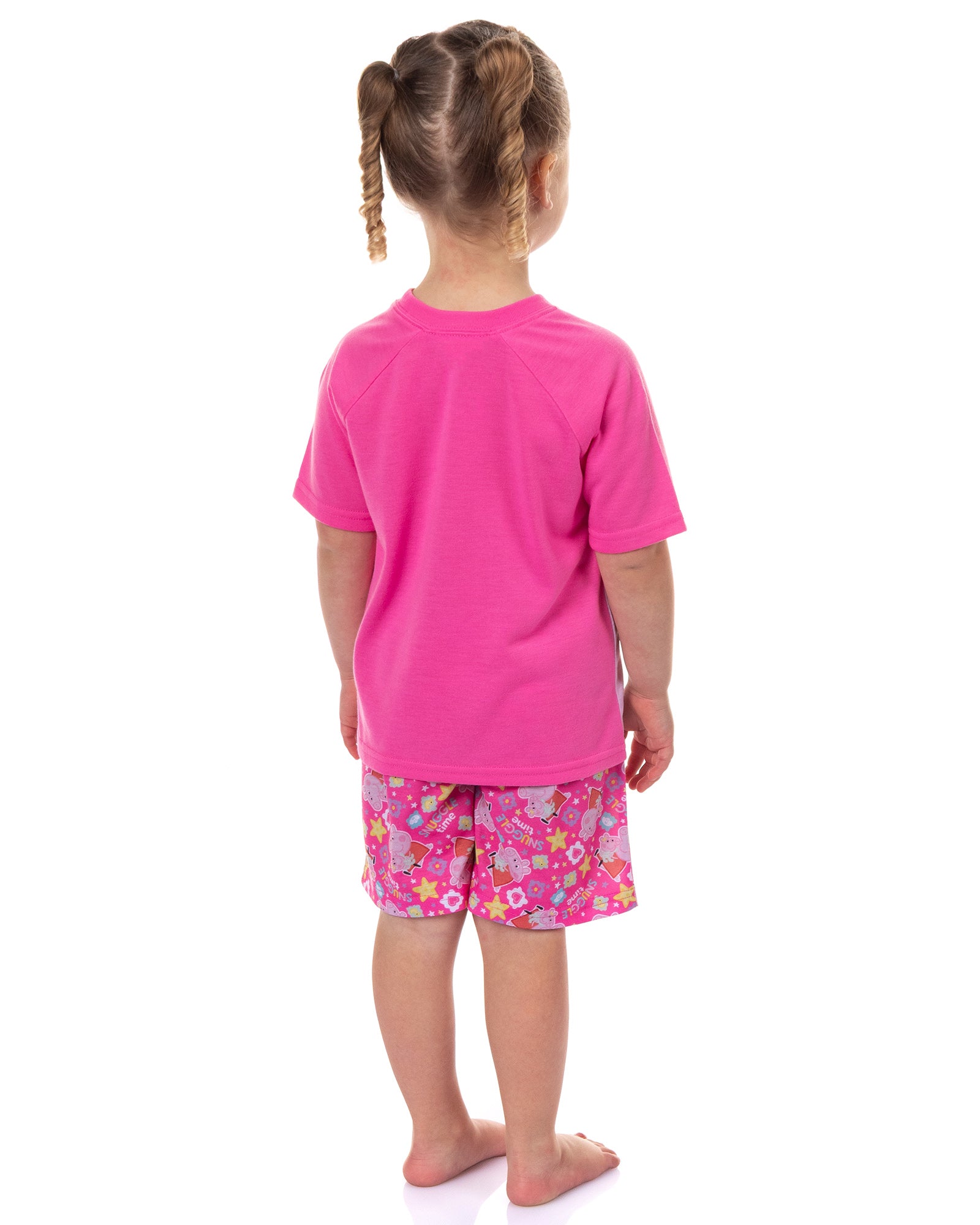 Peppa Pig Pajamas Toddler Girls' Snuggle Time Short PJ Sleep Set (5T)