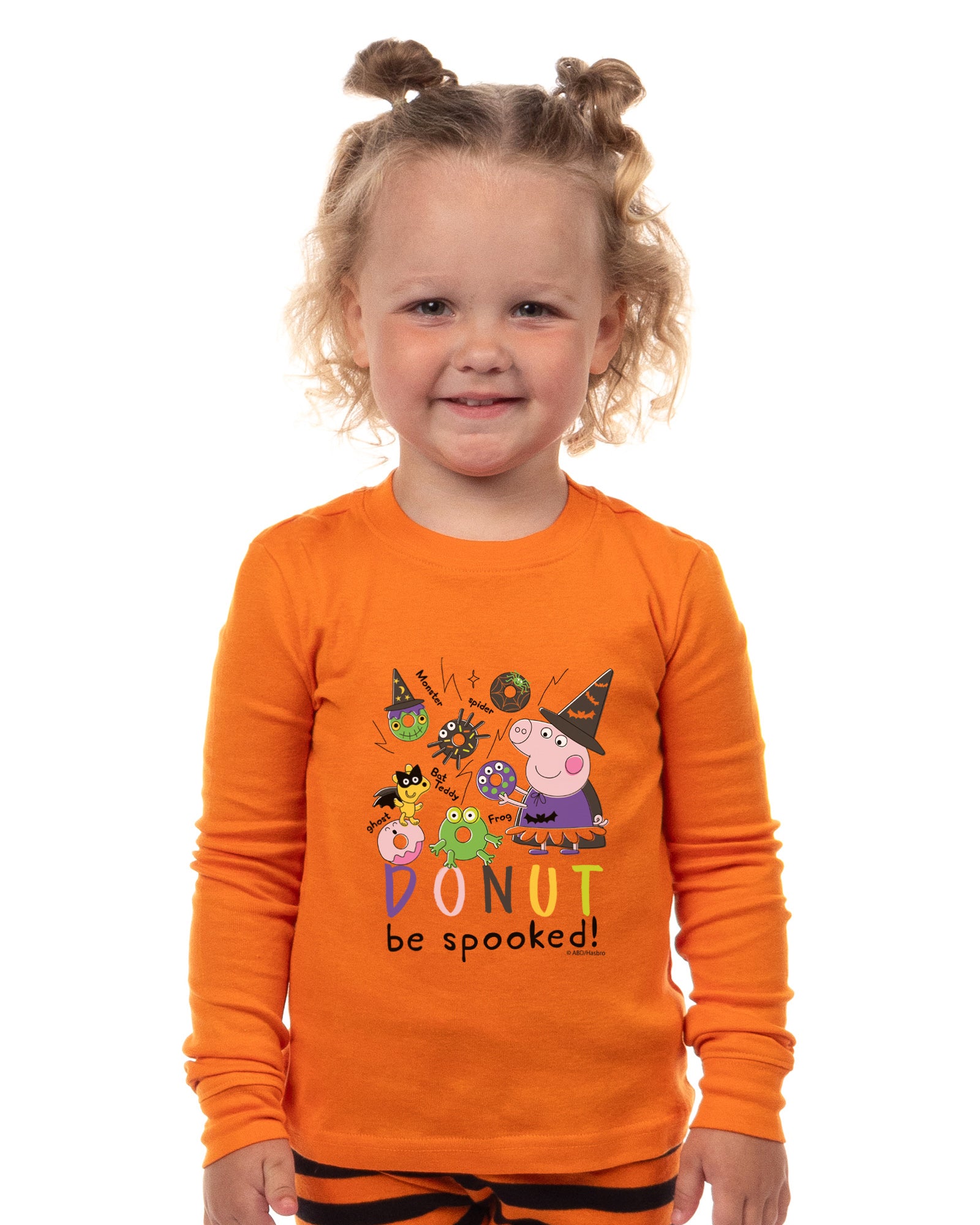 Peppa Pig Toddler Pajamas Halloween Fun Shirt and Pant Tight Fit Set