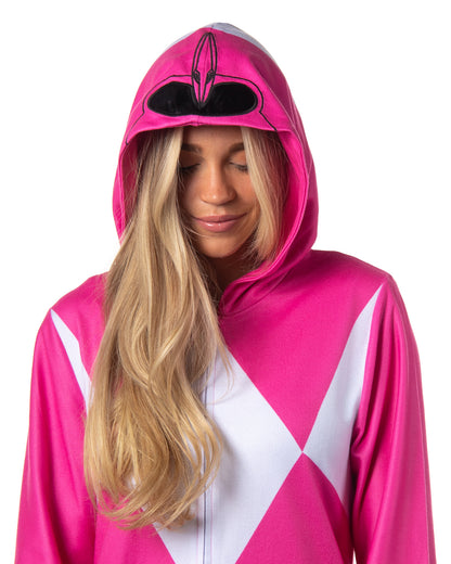 Power Rangers Costume Union Suit One Piece Pajama Outfit For Men And Women