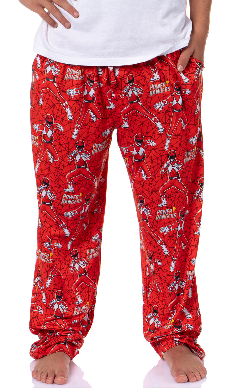 Power Rangers Multiple Sizes Family Sleep Tossed Print Pajama Pants