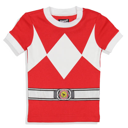Power Rangers Boys' Character Tight Fit Pajama Short Lounge Set