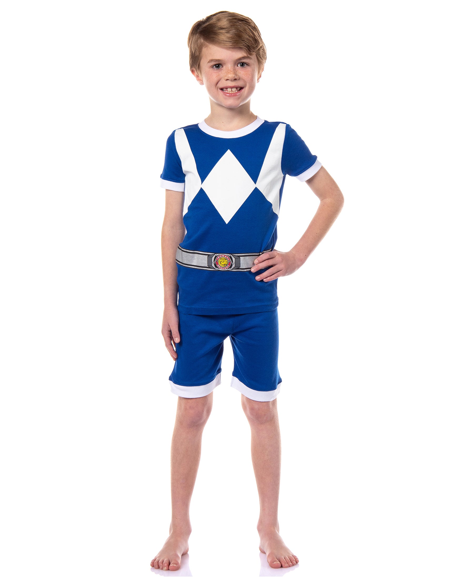 Power Rangers Boys' Character Tight Fit Pajama Short Lounge Set