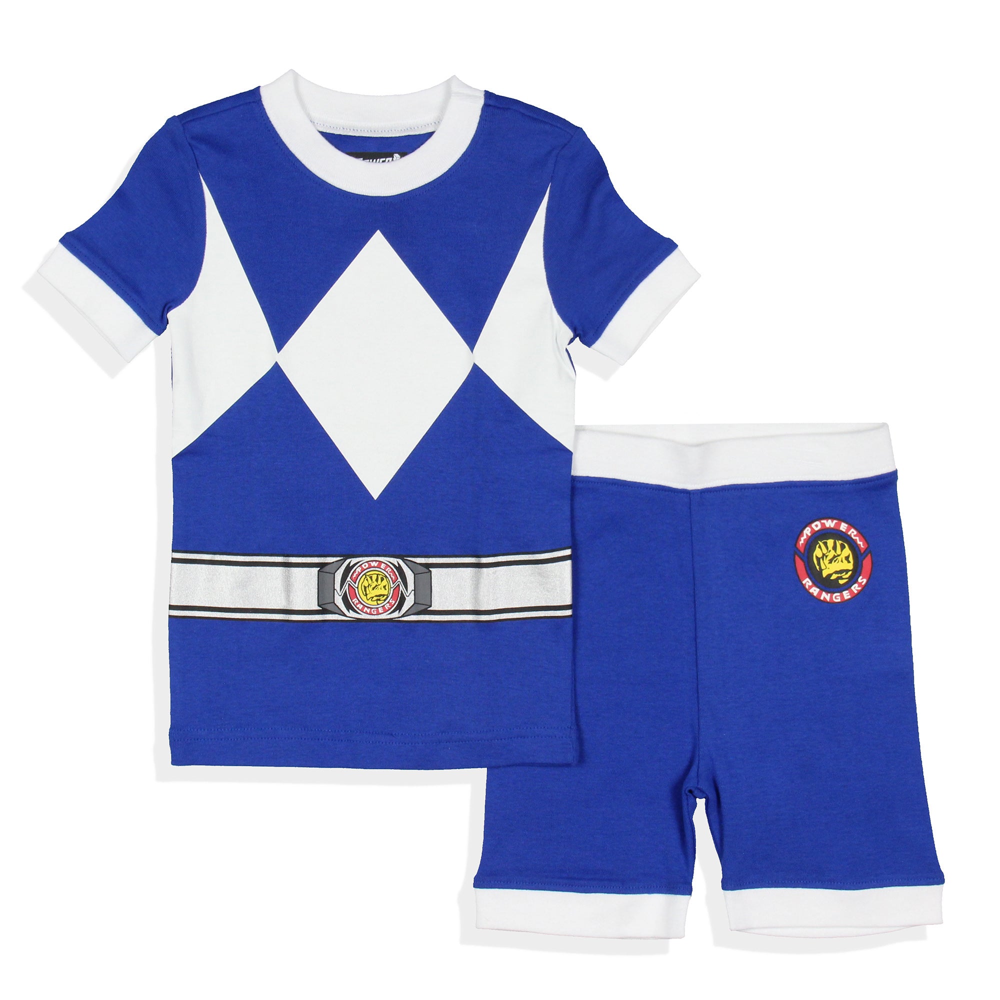 Power Rangers Boys' Character Tight Fit Pajama Short Lounge Set